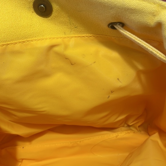 Yellow Bohemian Draw String Closure Tote Shoulder Bag - Picture 5 of 9